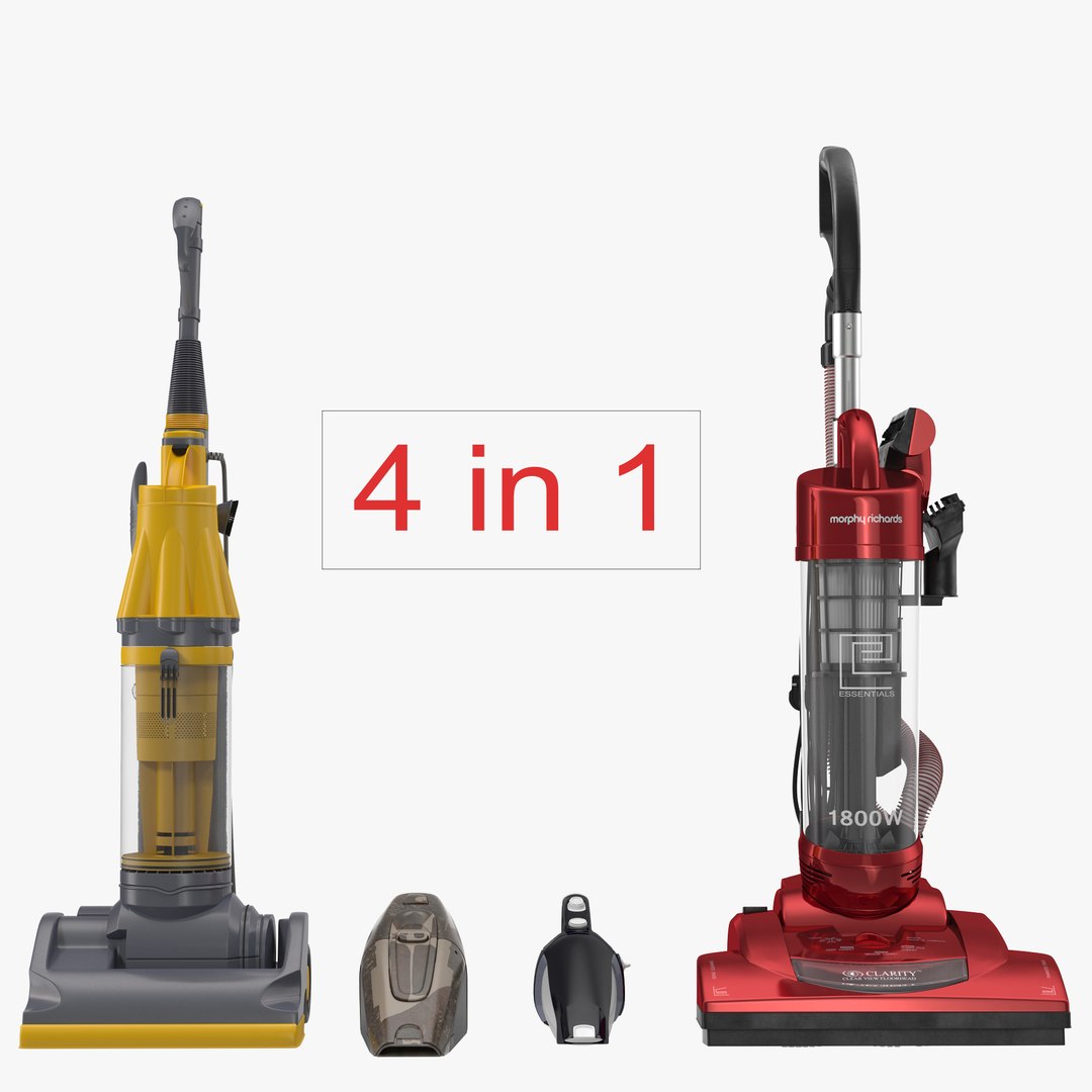 Vacuum Cleaners Collection 3D model preview