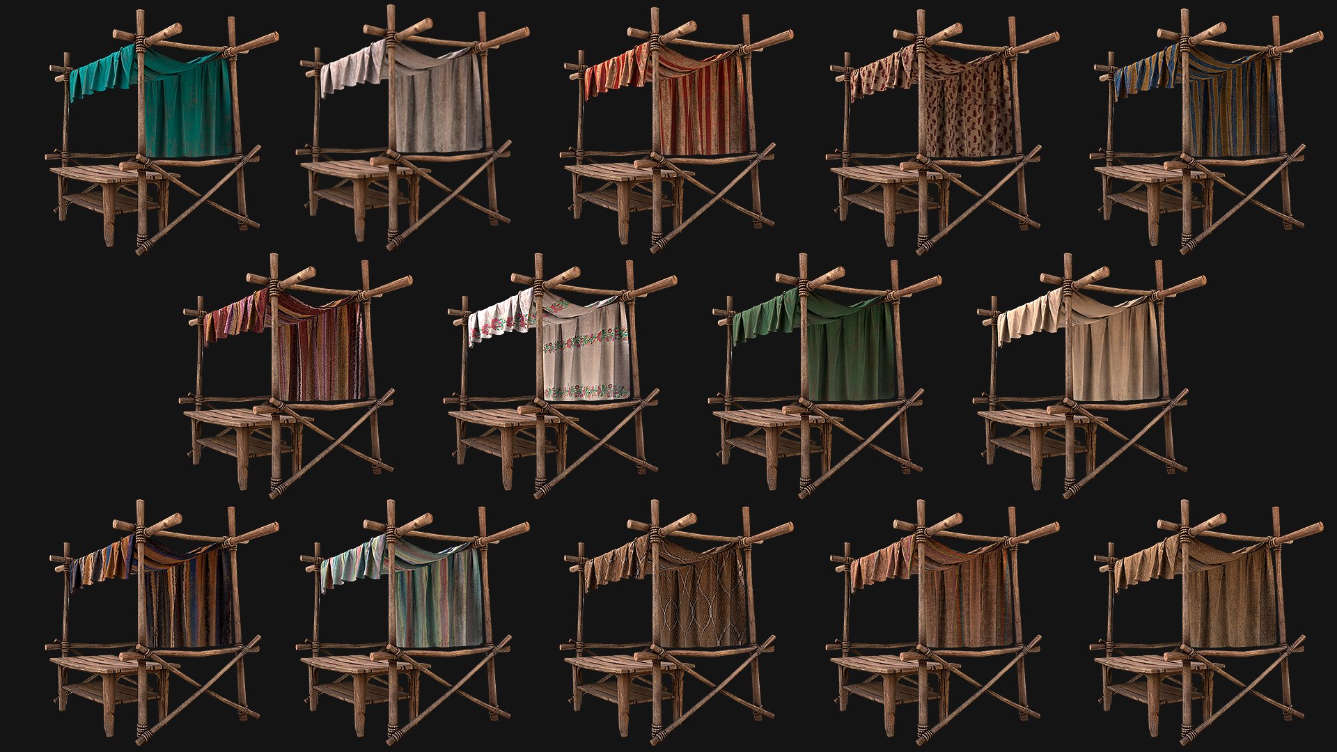 3D model Medieval Market Stalls Tent Pack https://p.turbosquid.com/ts-thumb/6p/kGNnhq/GR/alltent2all2/png/1660209955/1920x1080/fit_q87/14cd9386295066b86da479305843310efd2ed77b/alltent2all2.jpg