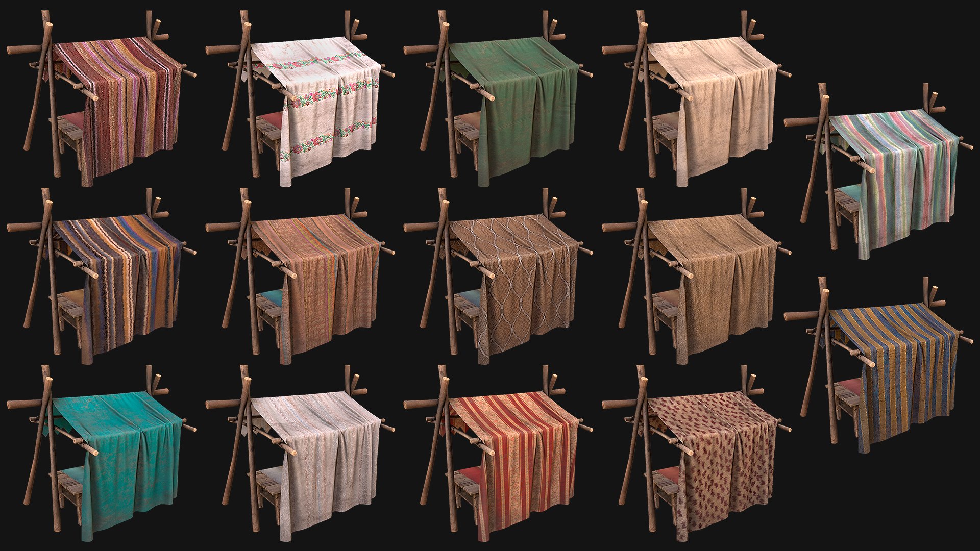 3D model Medieval Market Stalls Tent Pack https://p.turbosquid.com/ts-thumb/6p/kGNnhq/HV/allpackttent1v2/png/1660209941/1920x1080/fit_q87/35894e5a056e642527fe61338a62b92a3118e117/allpackttent1v2.jpg