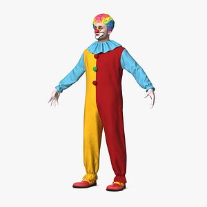 circus clown costume 3D