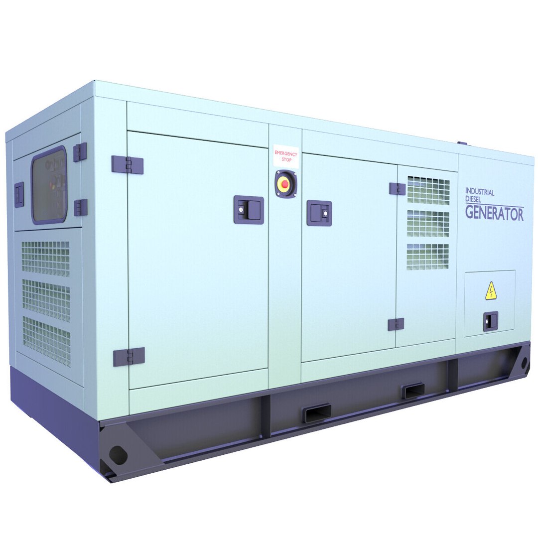 Power Diesel Generator 6 3D Model - TurboSquid 1980017