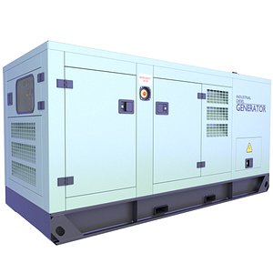 Power Diesel Generator 6 3D model
