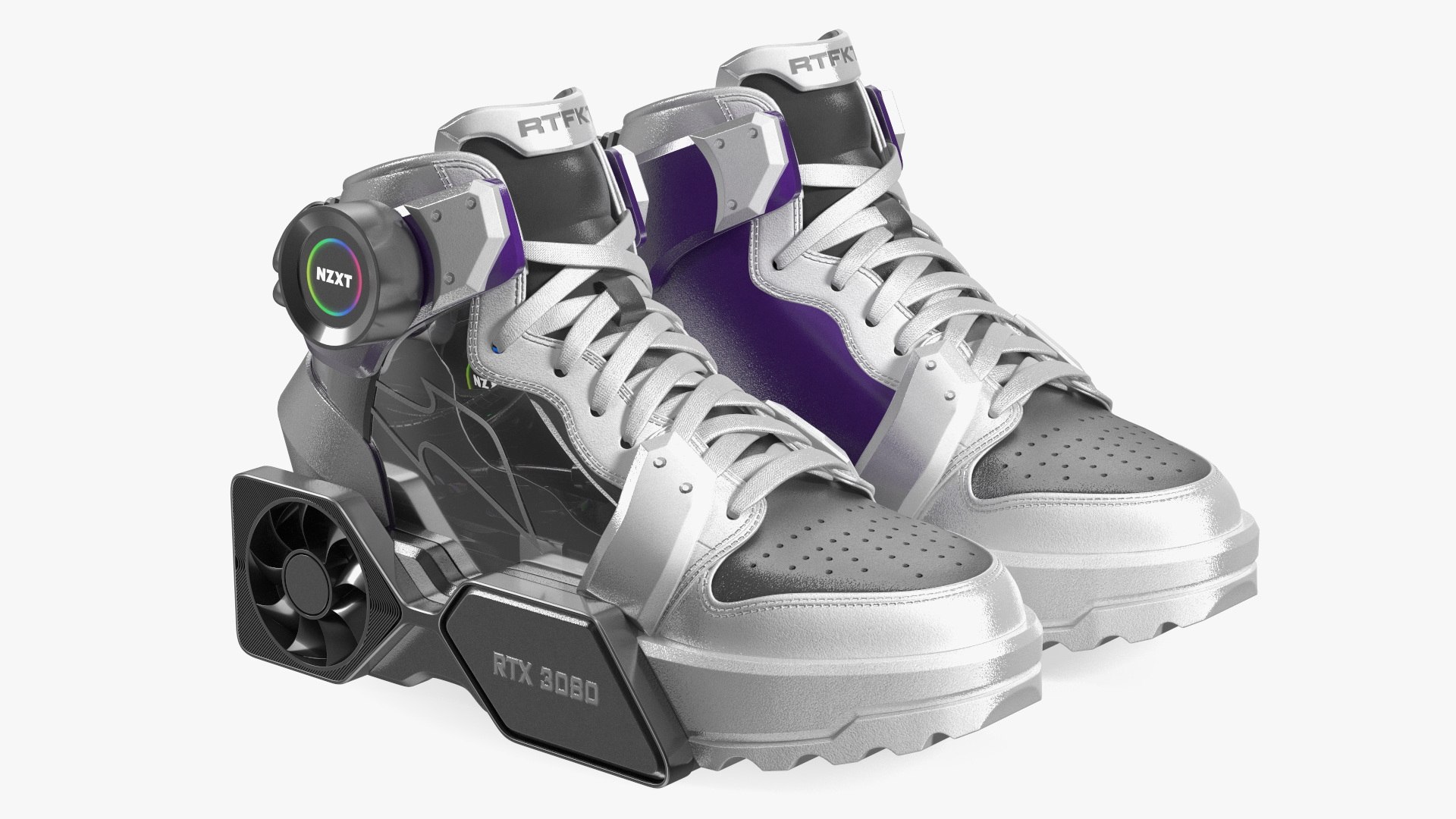 3D RTFKT X NZXT 3080 Sneakers - TurboSquid 2111480 3D RTFKT X NZXT 3080 Sneakers - TurboSquid 2111480