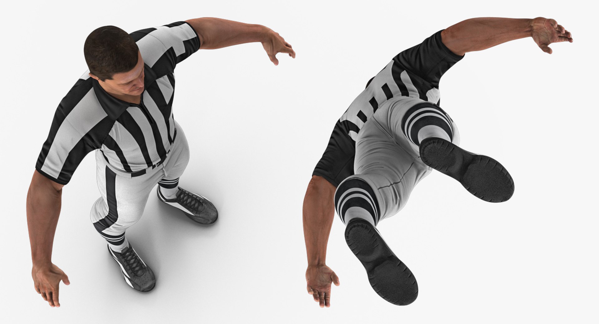 3D american football referee https://p.turbosquid.com/ts-thumb/6p/pYPCa5/XOjfyImA/americanfootballreferee3dmodel024/jpg/1503993470/1920x1080/fit_q87/0742149409afb959b3b7e65ab2c4bcaa789f1890/americanfootballreferee3dmodel024.jpg