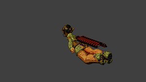 rig animation 3D model