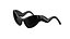 Balenciaga Hamptons Cat Sunglasses Black