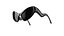 Balenciaga Hamptons Cat Sunglasses Black