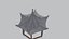 6 Antique Chinese Pavilions 3D Model Collection - Curved Eave Timber Gazebo Set for Lakeside Park