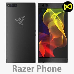 3D razer phone model