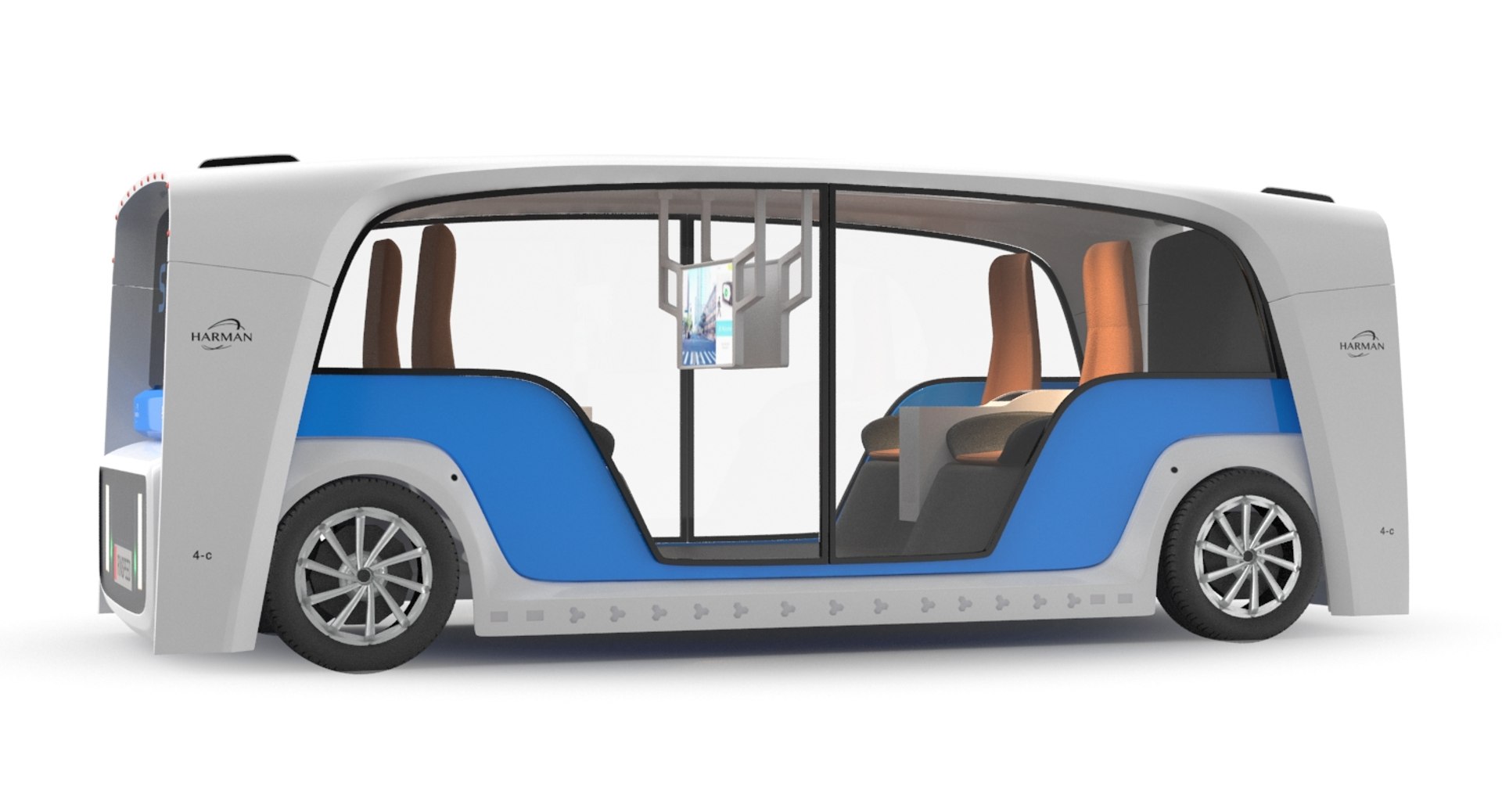 3D Electric Pod Bus - TurboSquid 1332553