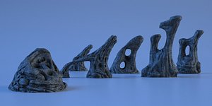 stones lv-426 pack01 printable 3D model