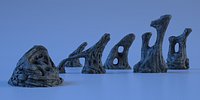 STONES LV-426 Pack01 PRINTABLE in STL Format