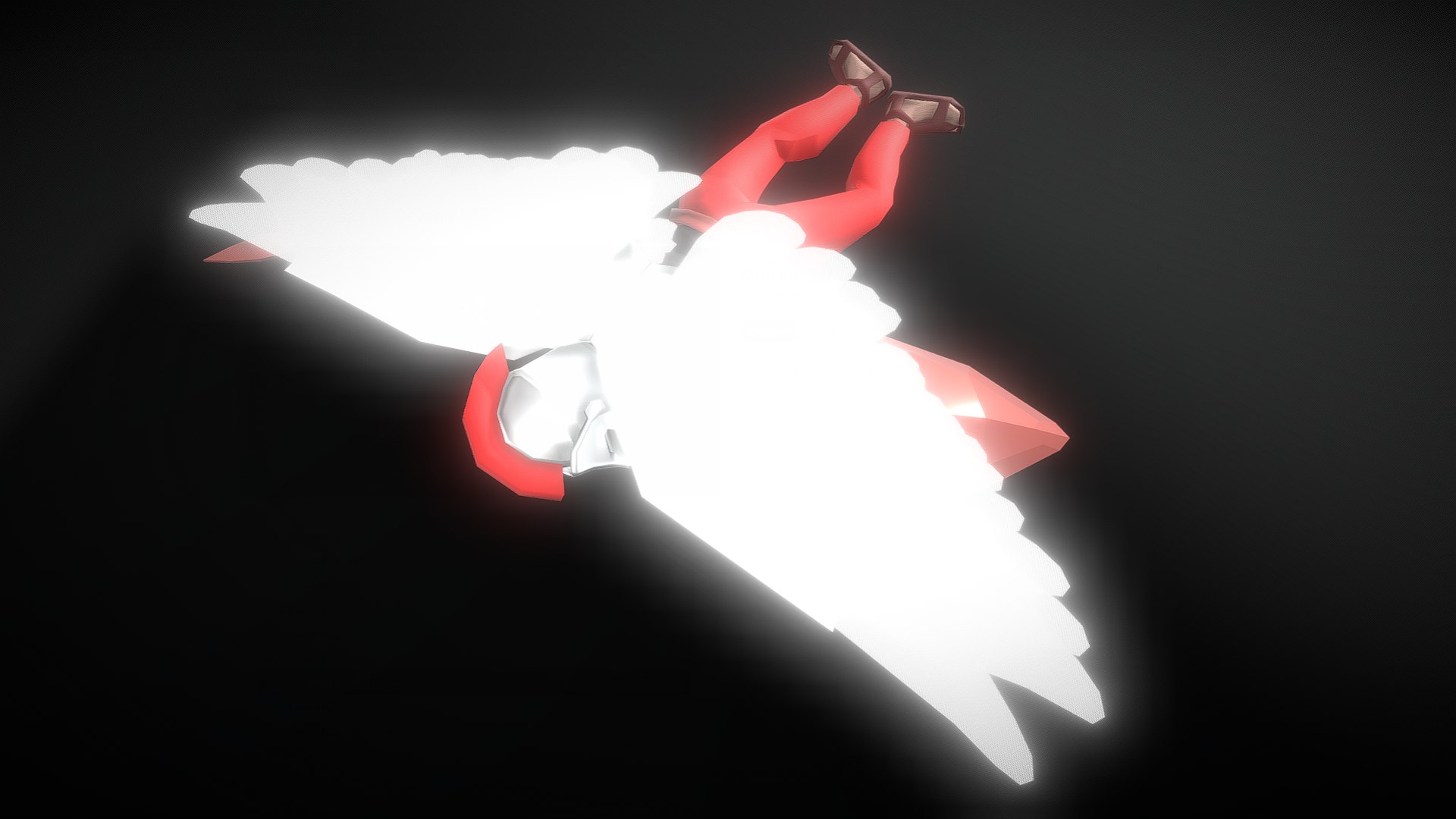Animated LowPoly Angel Knight Model - TurboSquid 2148833