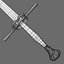 german sword 3d obj