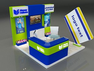 3D Booth Exhibition Stand a 652d