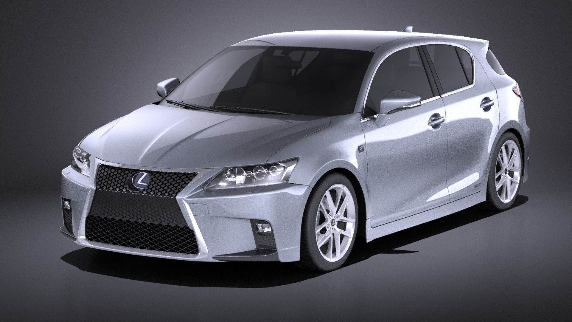 3d Model Of 2016 Lexus Ct