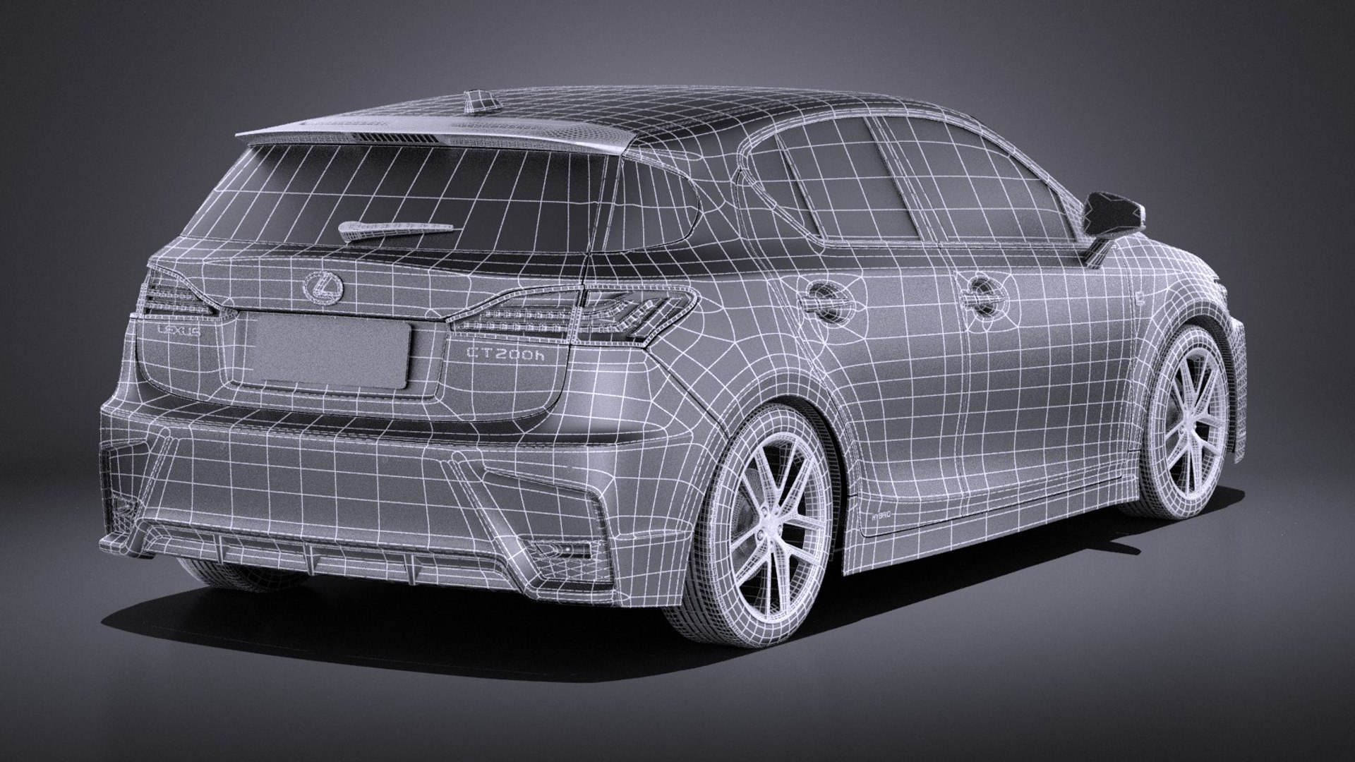 3d Model Of 2016 Lexus Ct