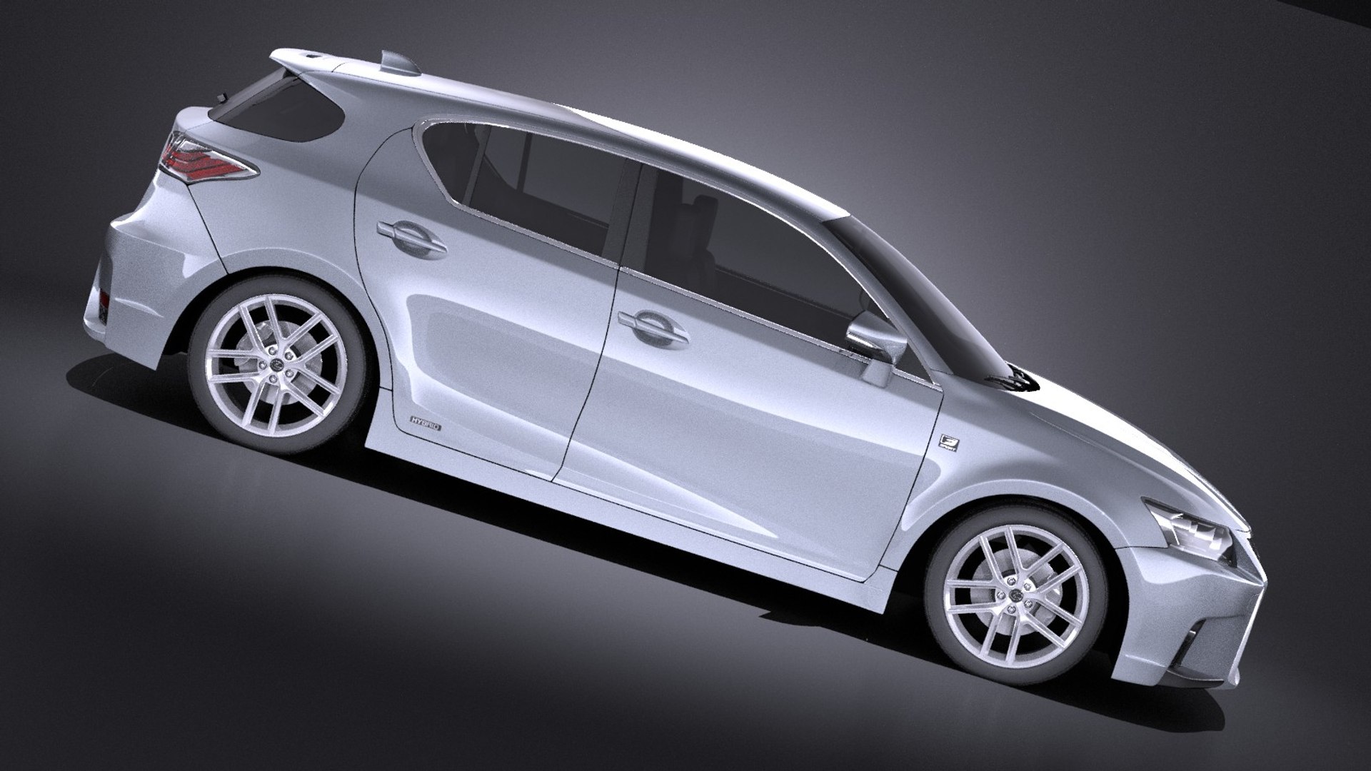 3d Model Of 2016 Lexus Ct