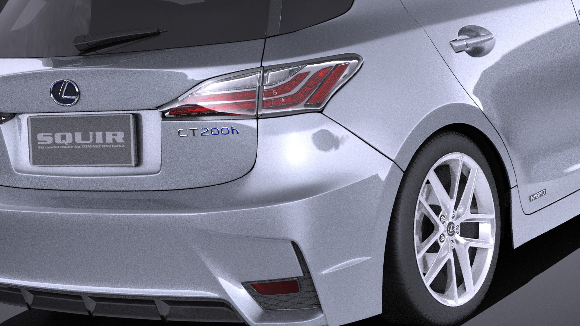 3d Model Of 2016 Lexus Ct