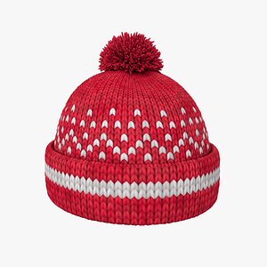 Knitted winter hat