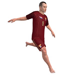 Beach Soccer Player N2 Rigged