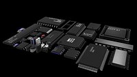 electronic board components