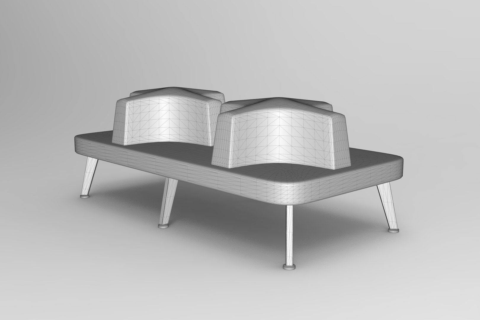 3D V-Travel Bench - TurboSquid 1849909