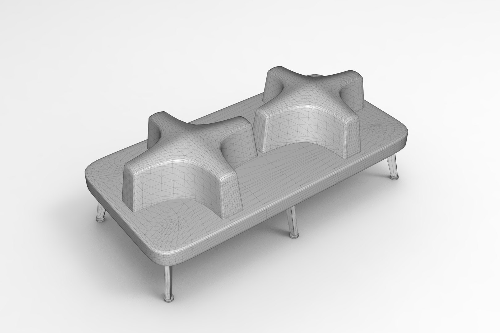 3D V-Travel Bench - TurboSquid 1849909