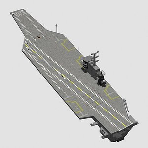 generic aircraft carrier 3d max