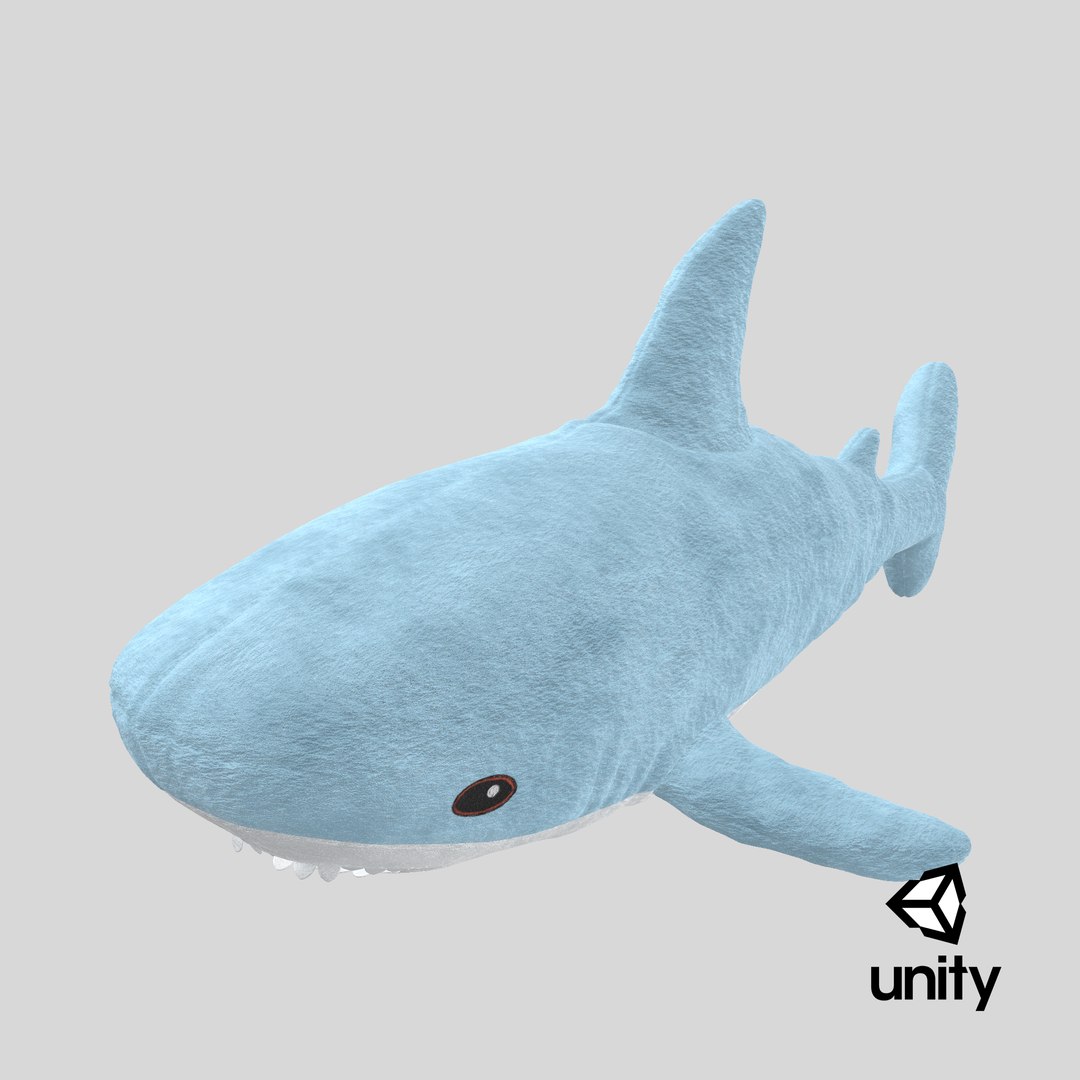 Shark Soft Toy Small 3D model https://p.turbosquid.com/ts-thumb/6q/OVnDd9/Ui/stemcell_unity_render/png/1744039640/1920x1080/fit_q87/0c1ebd86589571368f86a80a2567ed3bd3503d7f/stemcell_unity_render.jpg