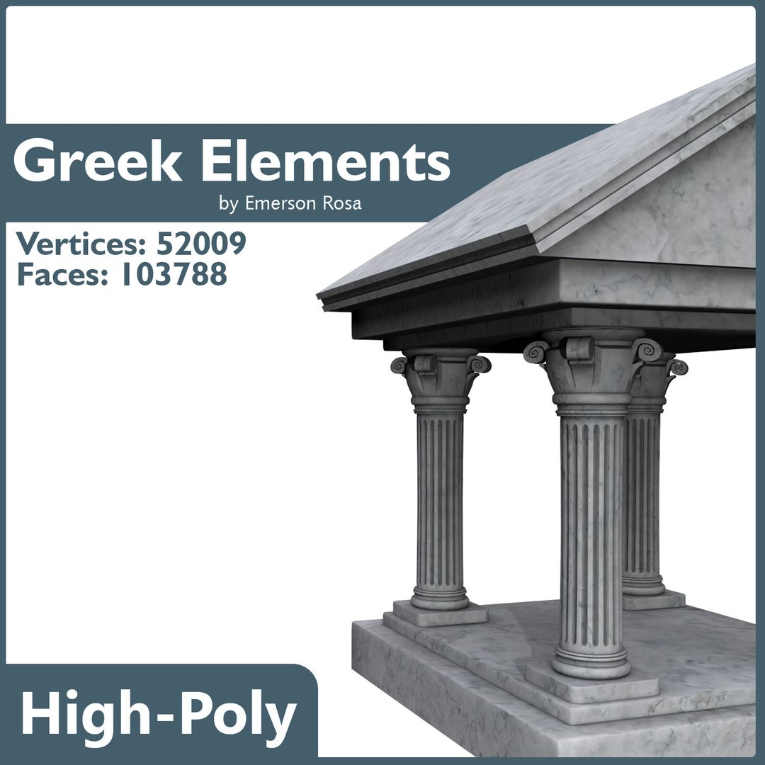 Greek 3d Model