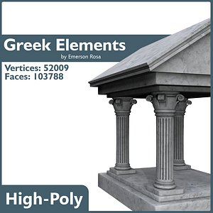 greek 3d model