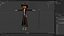 Mojo Fully Rigged Stylized Low poly 3D model