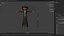 Mojo Fully Rigged Stylized Low poly 3D model