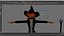 Mojo Fully Rigged Stylized Low poly 3D model