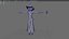 Mojo Fully Rigged Stylized Low poly 3D model