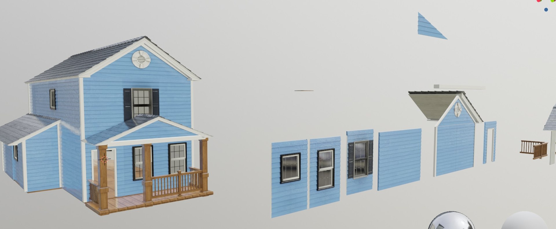 Modular Home Ready 3D - TurboSquid 1409280