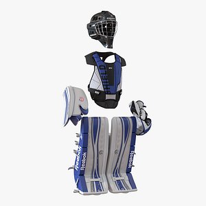 hockey goalie protection kit 3D model