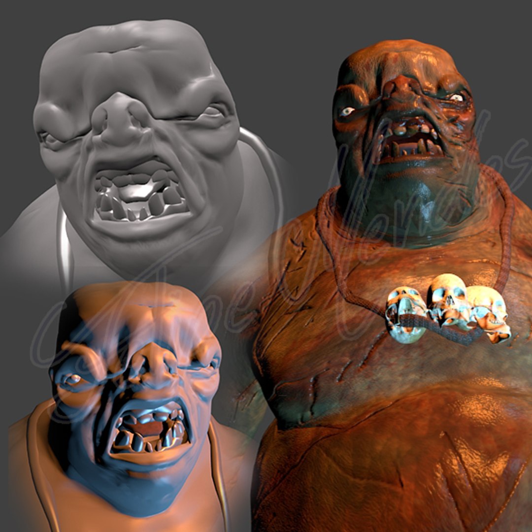 3D Troll Monster Model - TurboSquid 1309405
