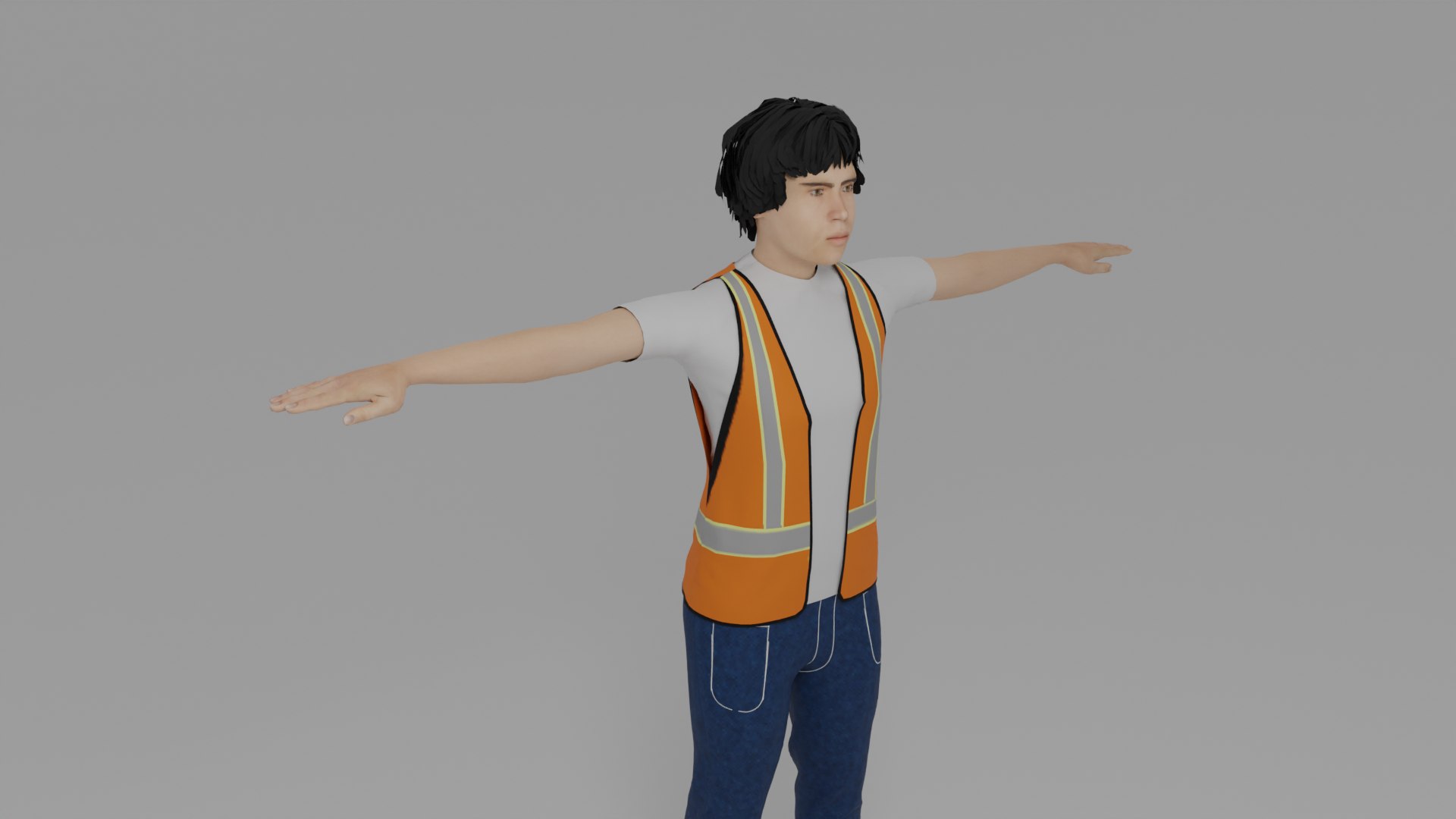 3D Model Worker Man - TurboSquid 2041887