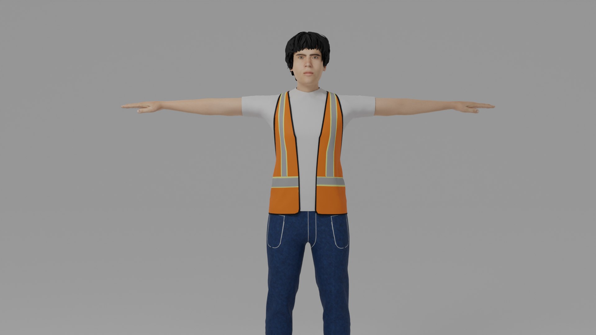 3D Model Worker Man - TurboSquid 2041887