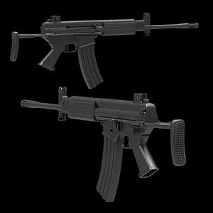 3D Daewoo K1 Low Poly