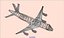 Кавасаки P-1 (Rev) Модель морского патрульного сам