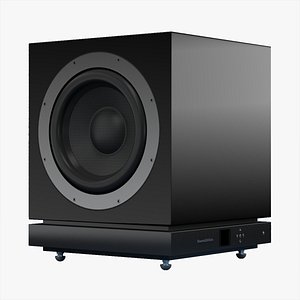 3ds max bowers wilkins db1 subwoofer
