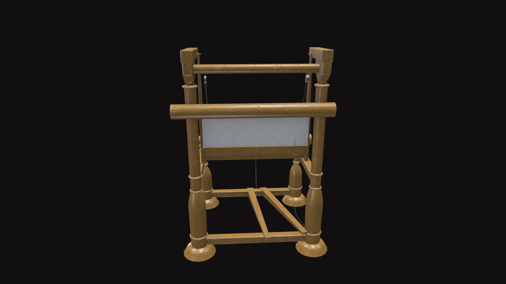 Medieval Loom machine 3D model https://p.turbosquid.com/ts-thumb/6q/tBf1zA/pc/tbrender_right/png/1733658088/1920x1080/fit_q87/a581d5861b8a92bb270fbf76eed105382d159ae1/tbrender_right.jpg