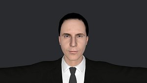 3D Alessandro Nivola  Hyper Realistic Full Body Fully Rigged 3D Character