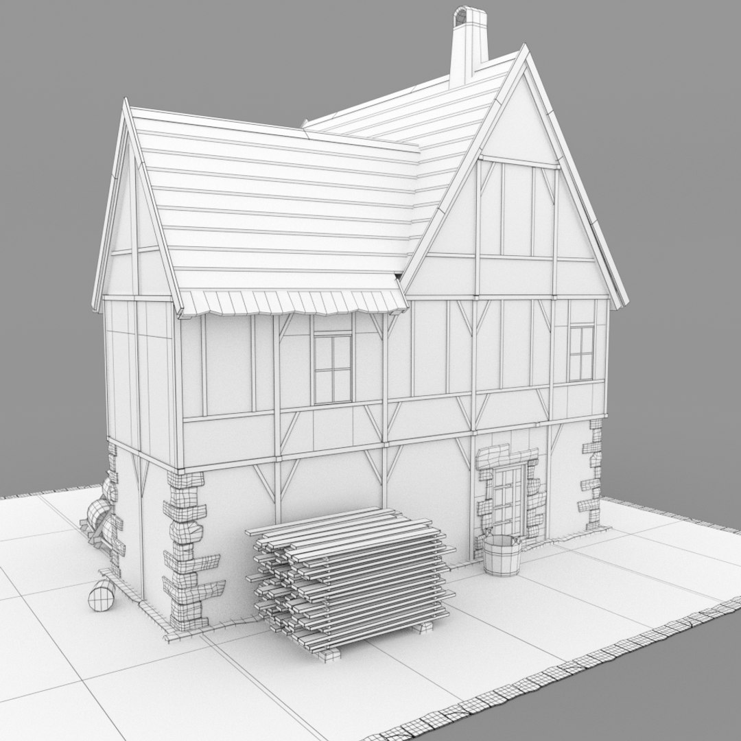 3D house fantasy model - TurboSquid 1292746