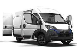 Peugeot e Boxer Van L2H2 HQ Interior 2025 3D model