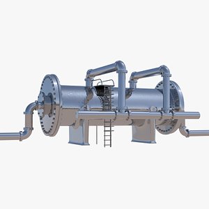 3D model Refinery Heat Exchanger 3D