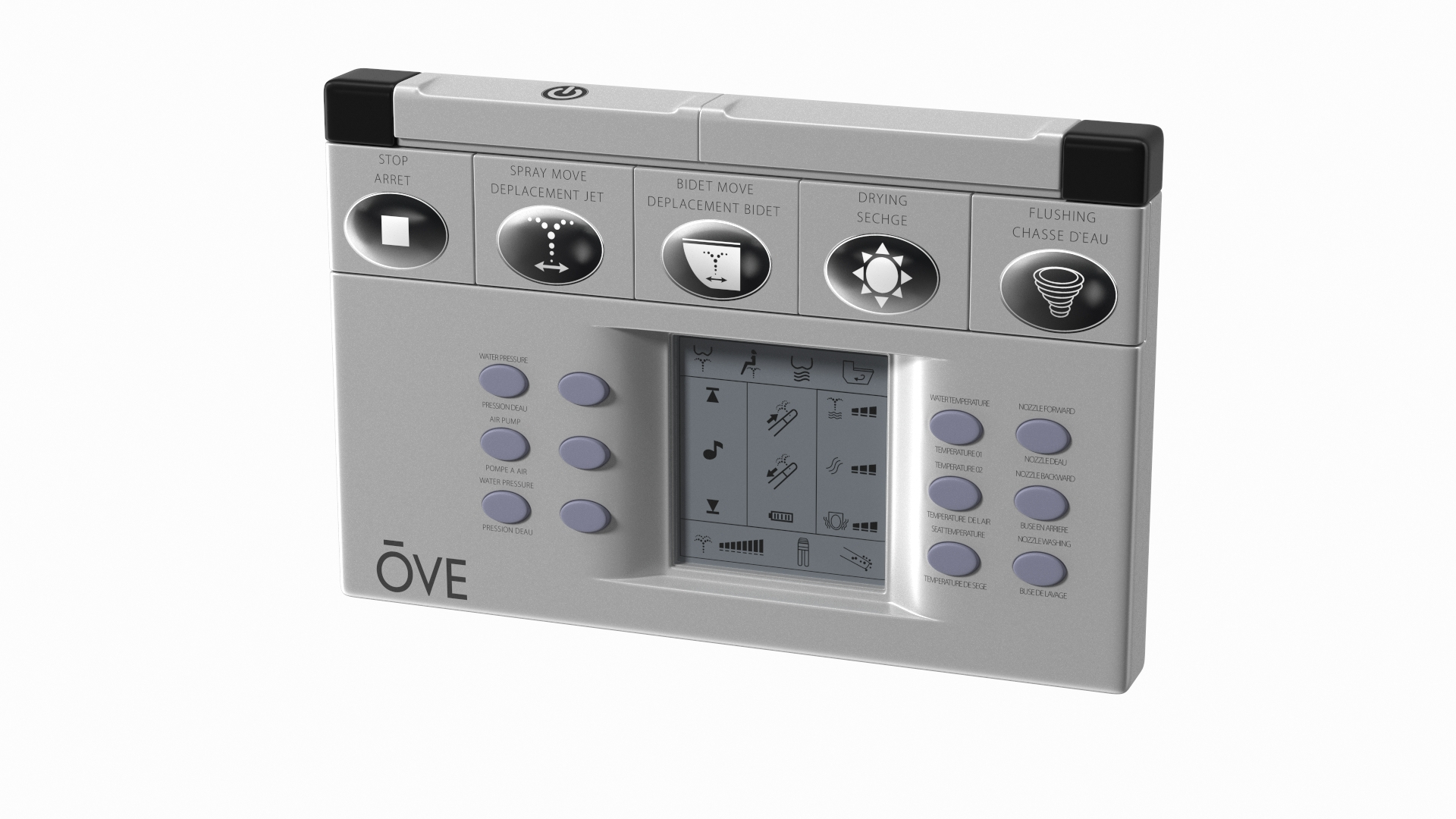 3D Ove Decors Smart Toilet Remote Control TurboSquid 1805443